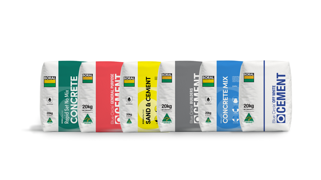 Packaged Cement range - plastic