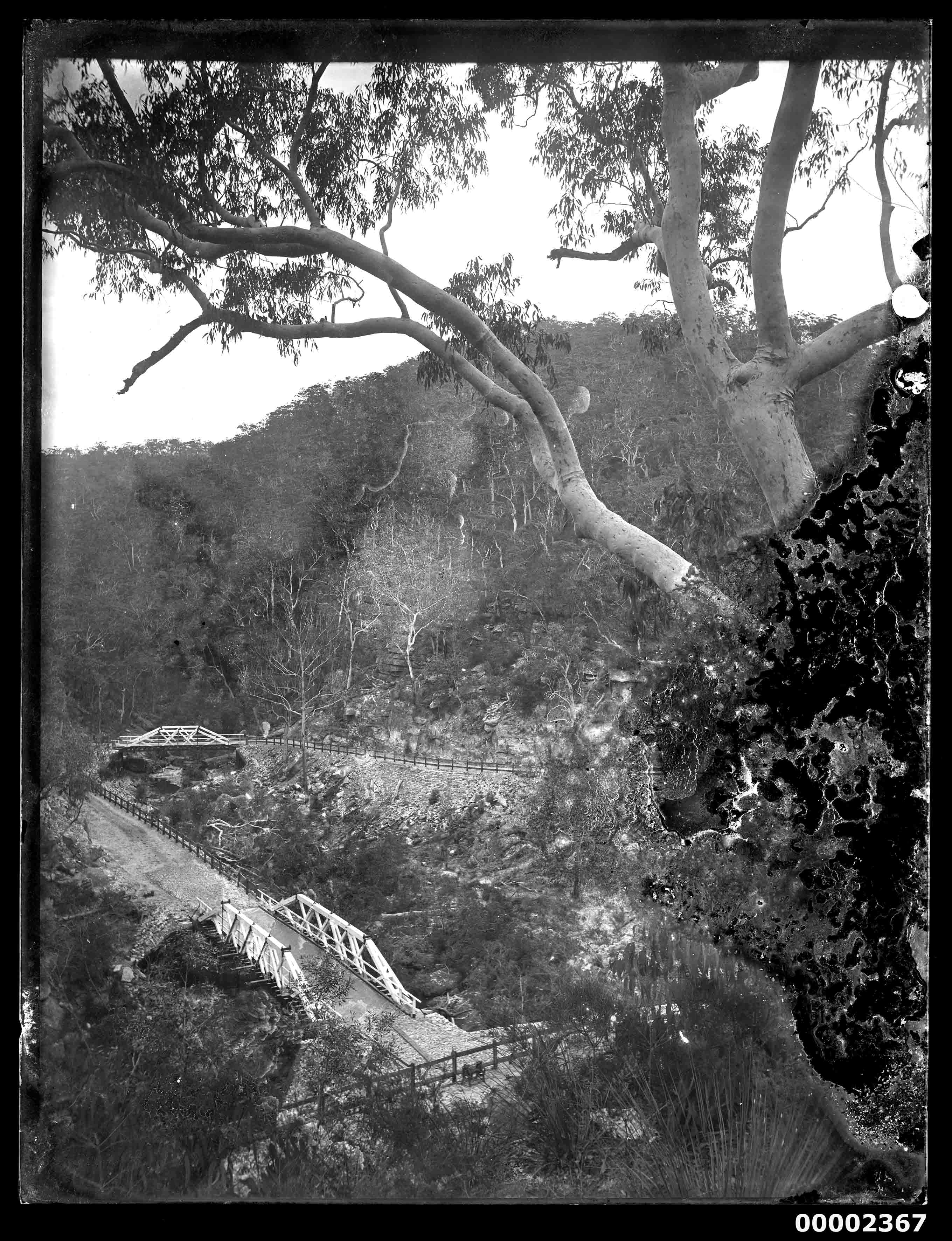 Historic image of Galston Timber Bridge