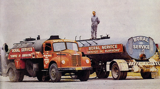 Boral road surfacing equipment