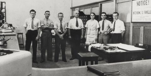 Gas Supply Company's Cairns branch office and staff in the 1930s.