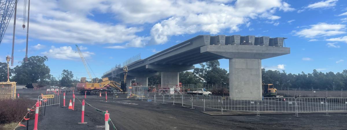 Dubbo Bridge in construction