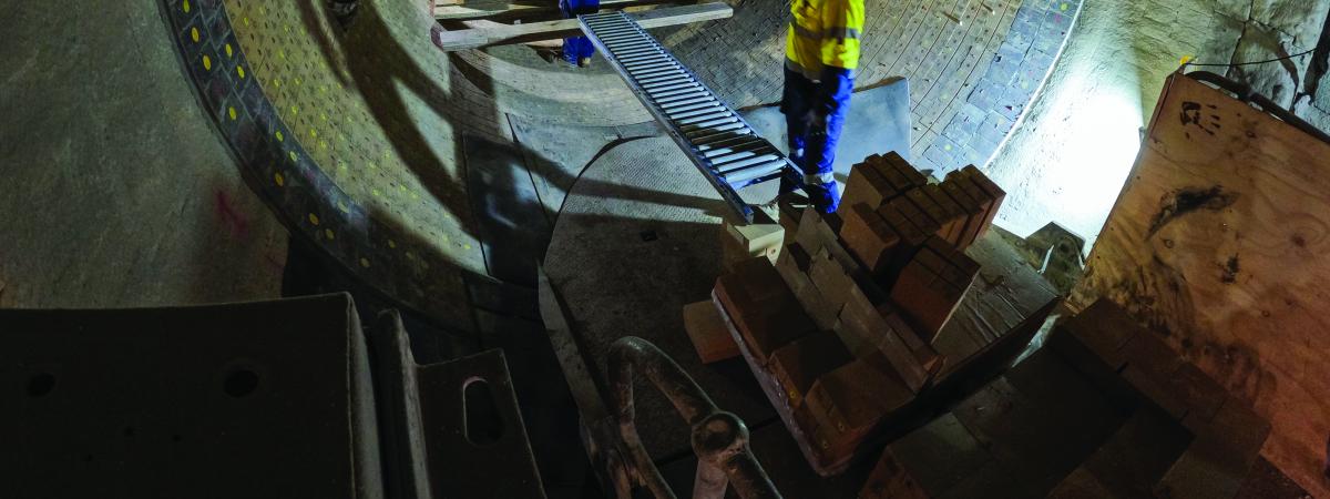 Inside the Berrima kiln