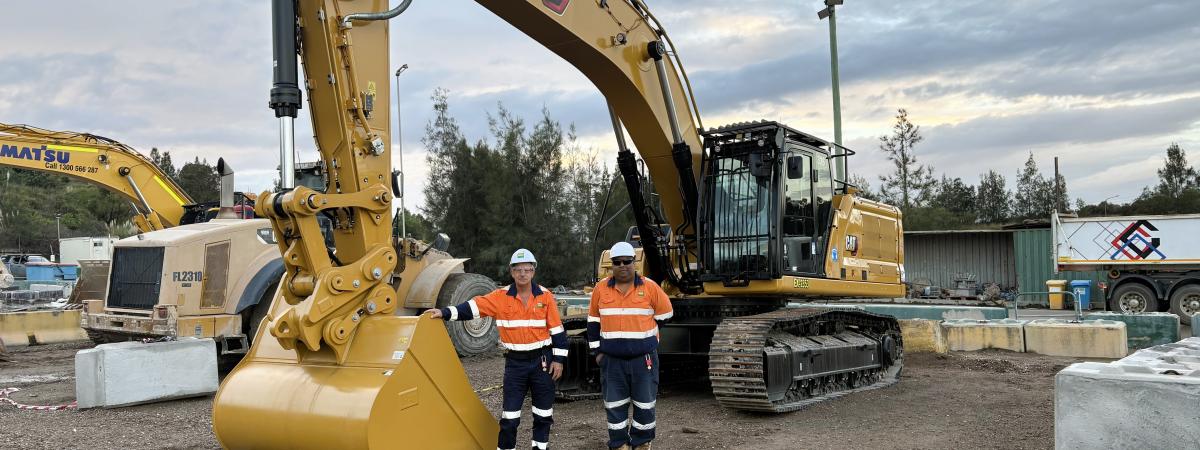 Widemere HME delivery CAT 336 excavator