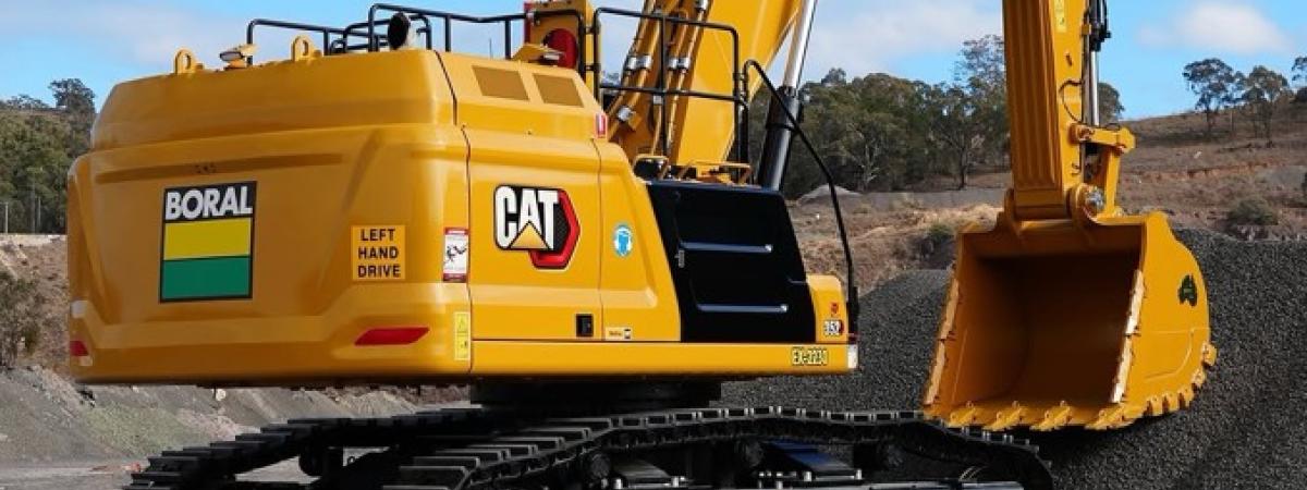 Cat Excavator at Canberra