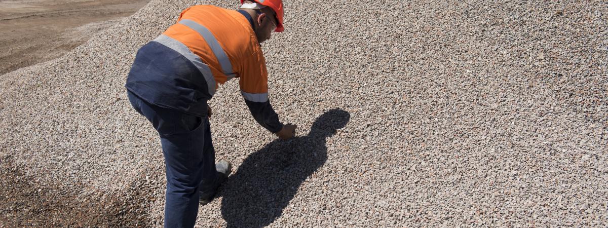 Recycled aggregates at Boral facility