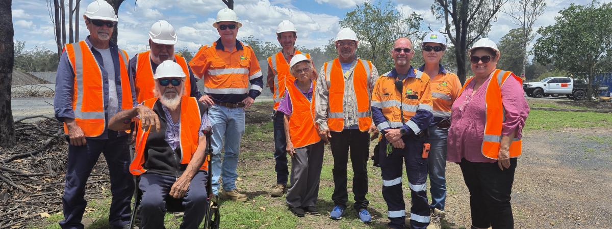 Taribelang Bunda People meeting at Booyal Quarry