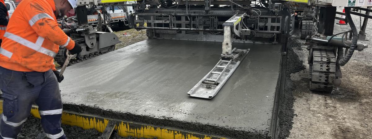 Spark NEL Paving trial at Kempsey Concrete