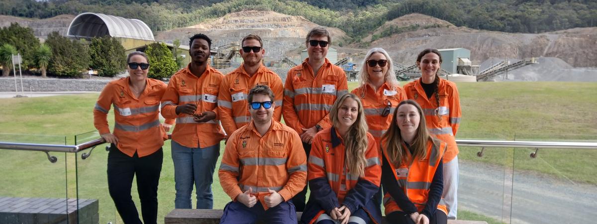 RoadTek visist Moy Pocket Quarry