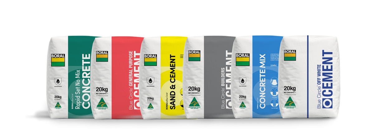 Packaged Cement range - plastic