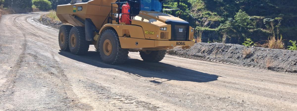 Loader at redlynch quarry