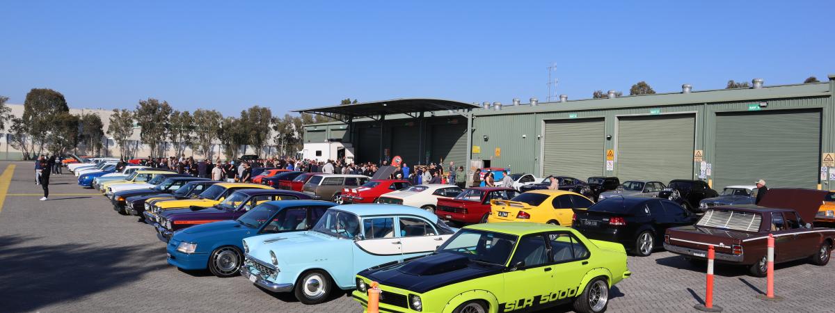 Prestons Concrete cars and coffee community event