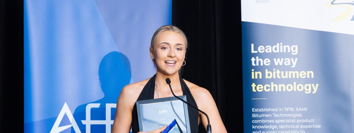 Boral's Kaitlyn Murray wins award at AfPA awards Queensland