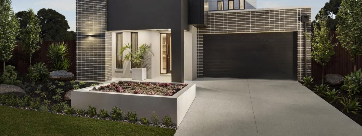 Home with driveway