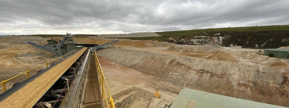 Boral Quarry in Bacchus Marsh with New Wall