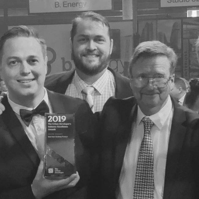 Boral Concrete Solutions and Business Improvement General Manager Luke Dingle, Concrete Technical Support Manager Matt Bond, Queensland Major Projects Key Account Manager Dave Dyson, Queensland Regional Concrete Technologist Andy Ackroyd and Key Account Manager Brett Sellick