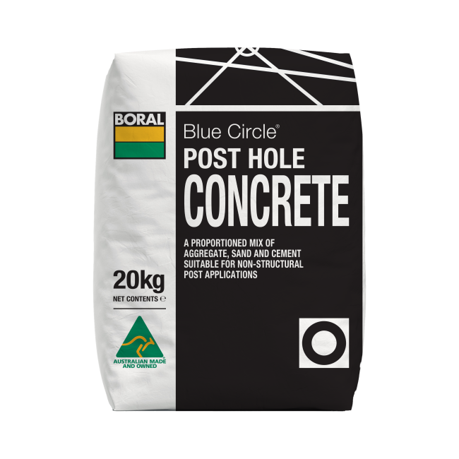 Bag of Post Hole Concrete Mix