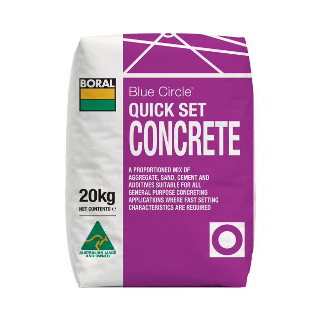 Bag of Quick Set Concrete Mix