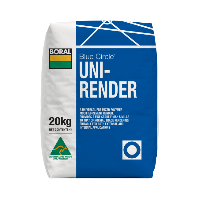 Bag of Uni Render Concrete Mix
