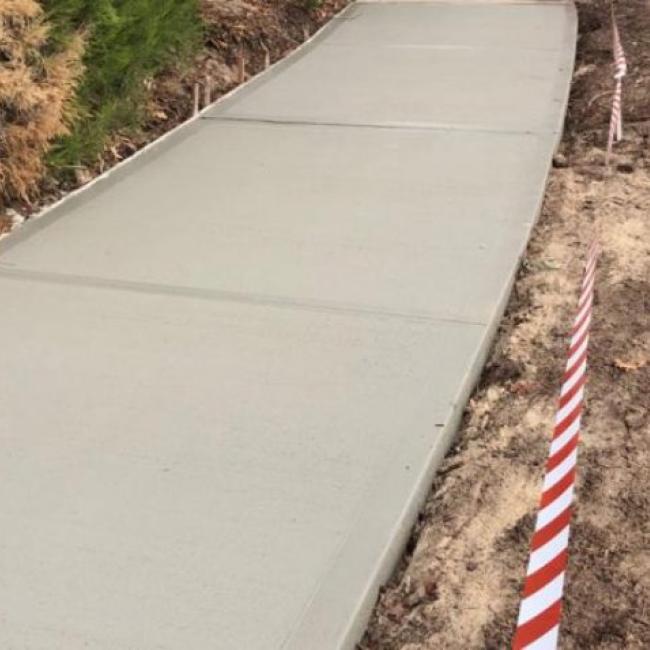 Footpath in Ellenbrook featuring Envirocrete