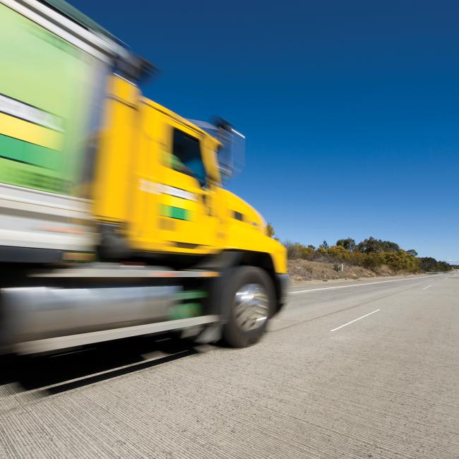 Boral Truck with lines