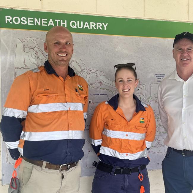 CCAA visits Roseneath Quarry