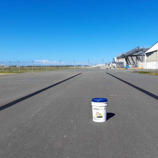 Surface Coat at Sunshine Coast Airport taxiway joint sealing