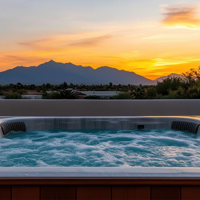 Spa with a view