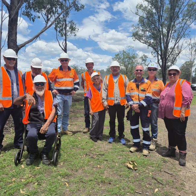 Taribelang Bunda People meeting at Booyal Quarry