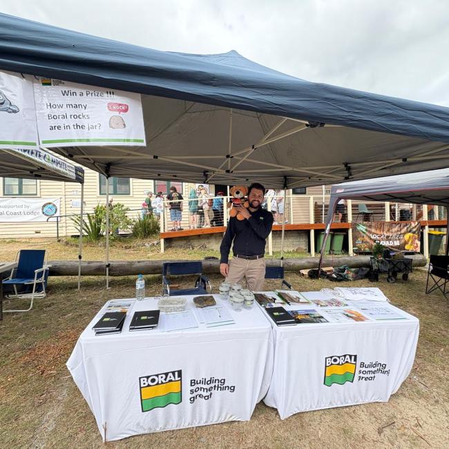 Boral team at Mangrove Mountain Fair 