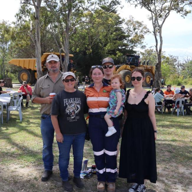 Boral team member with family at Marulan Family Day 2025
