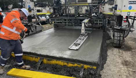 Spark NEL Paving trial at Kempsey Concrete