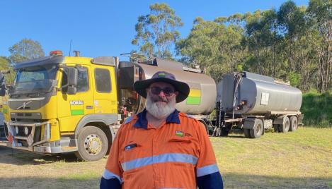 Boral employee Brett Slavin celebrating 40 years of service