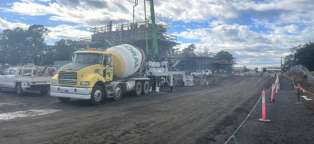 Dubbo Bridge in construction