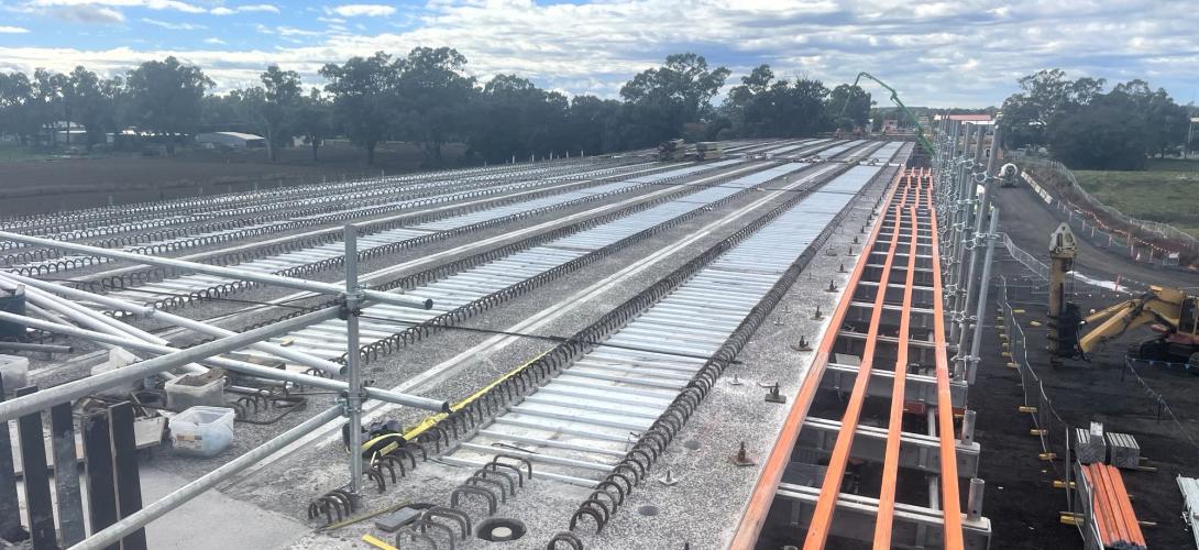 Dubbo Bridge in construction