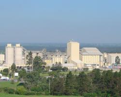 A panoramic view of the Boral Maldon Cement Works