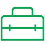 Icon of a briefcase