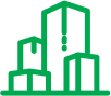 Icon of city buildings