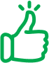 Icon of a thumbs up