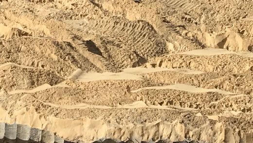 Excavation sand