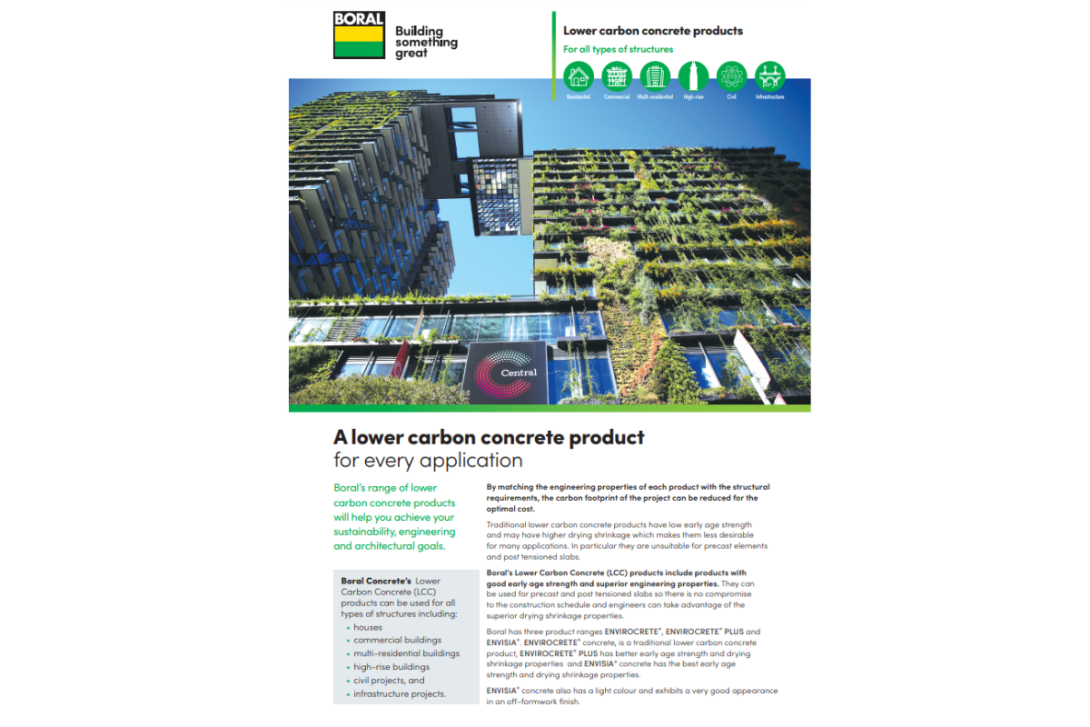 Boral LCC products brochure
