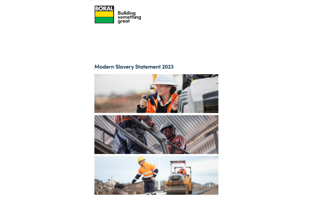Boral Modern Slavery Statement
