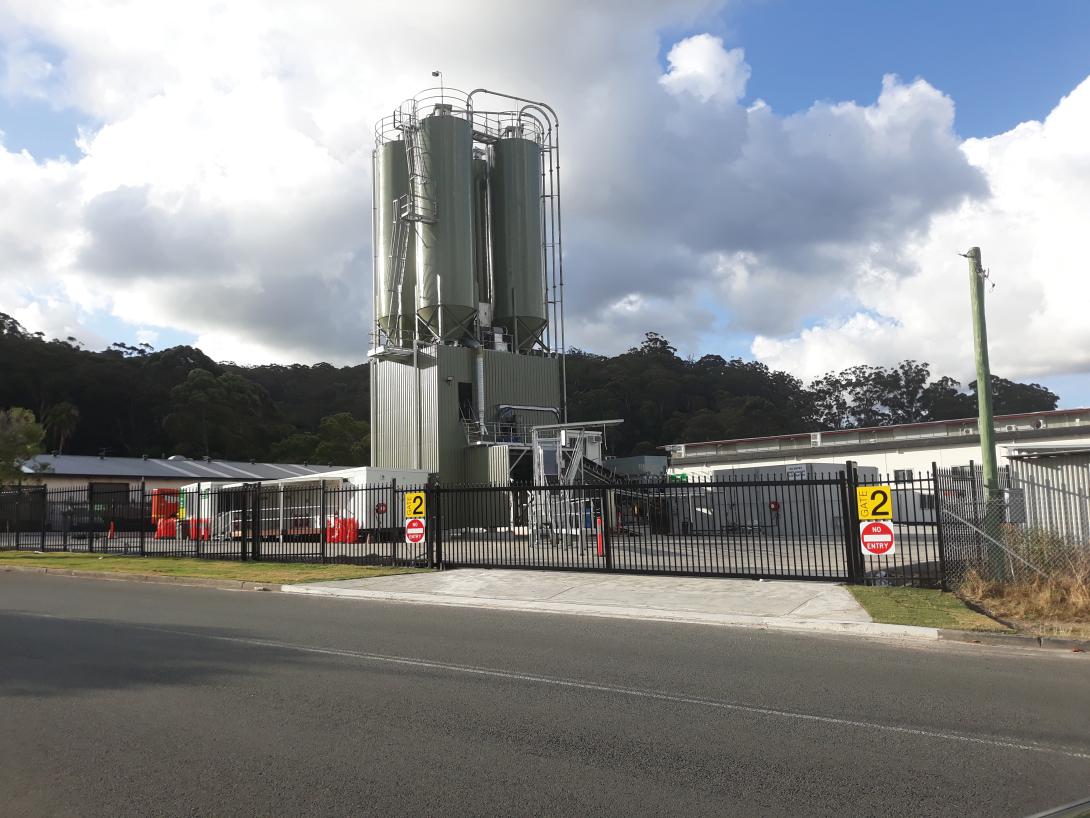 The new drive-through concrete batching plant at Gosford | Boral