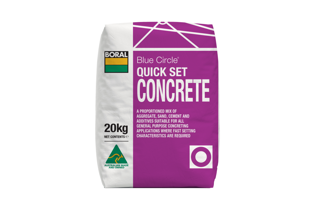 Bag of Quick Set Concrete Mix