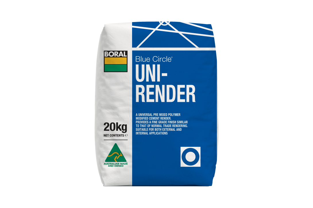 Bag of Uni Render Concrete Mix