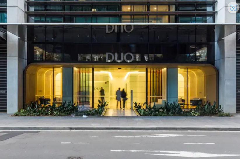 Street entrance of Duo