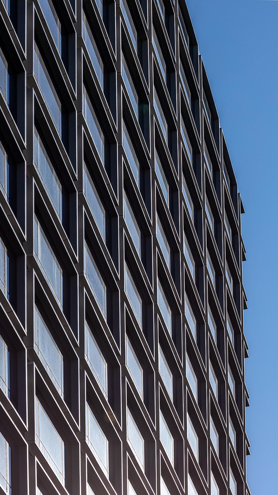Close up of Duo facade windows