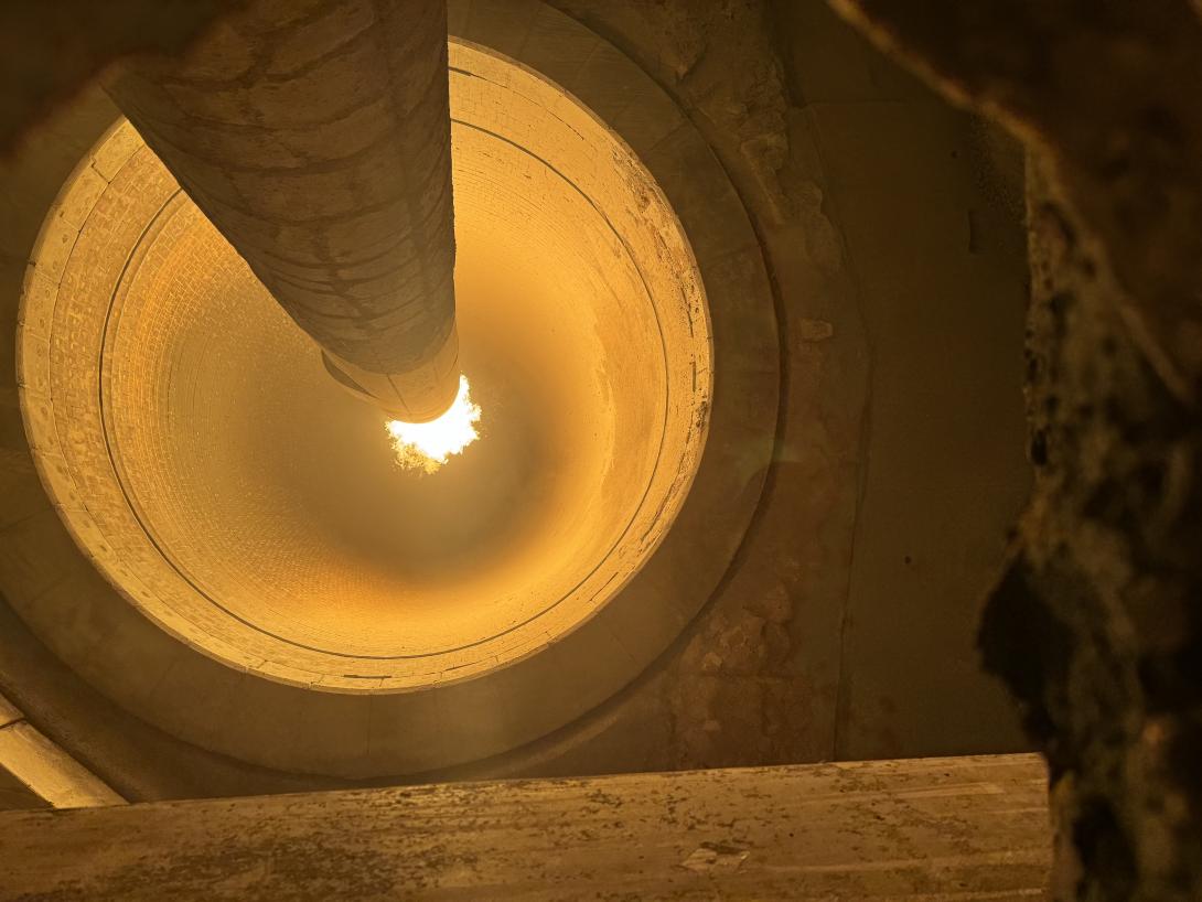 Inside the Berrima kiln