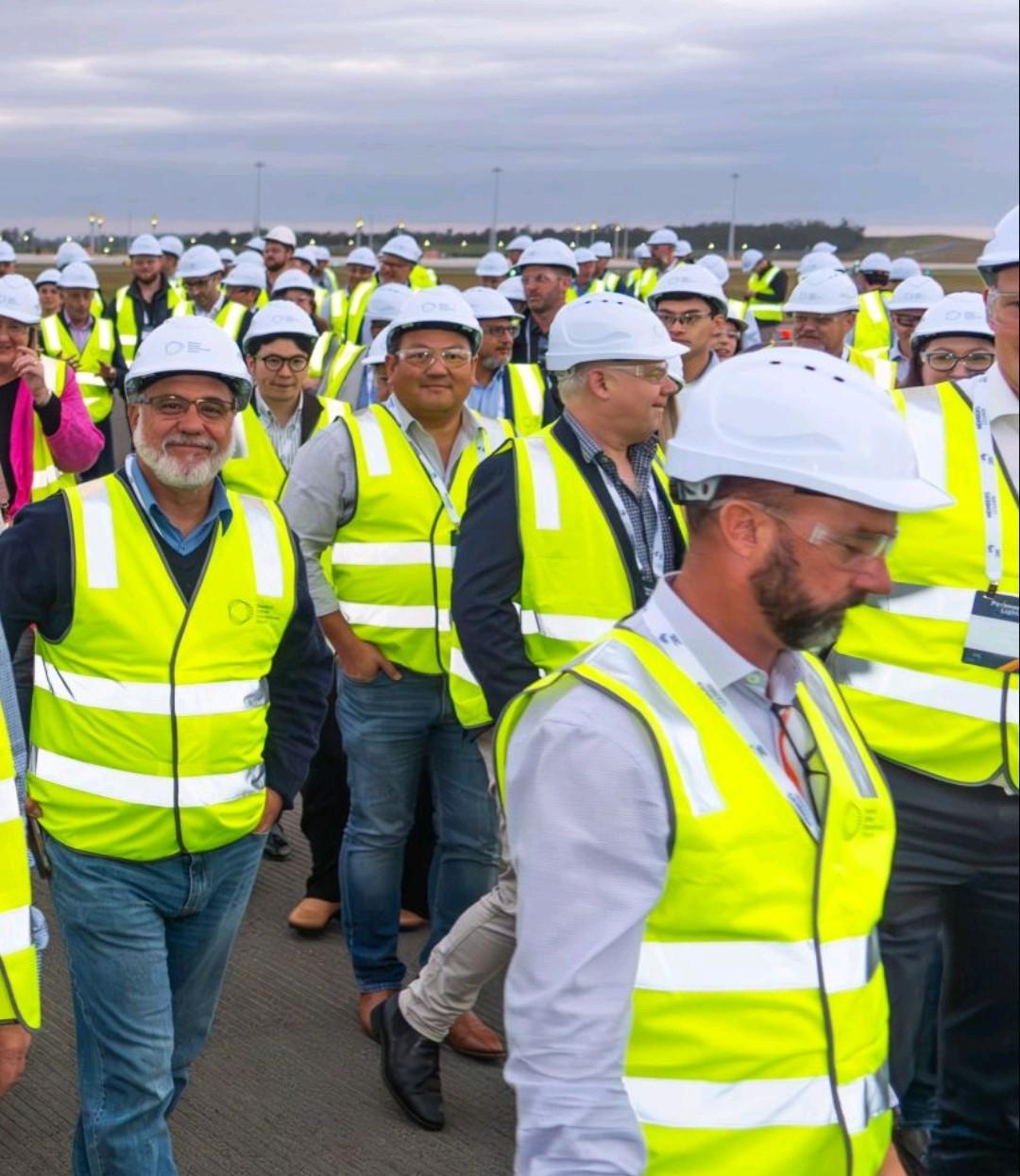 AAA conference 2025 - site tour of Western Sydney Airport - Carl Topp and Simon