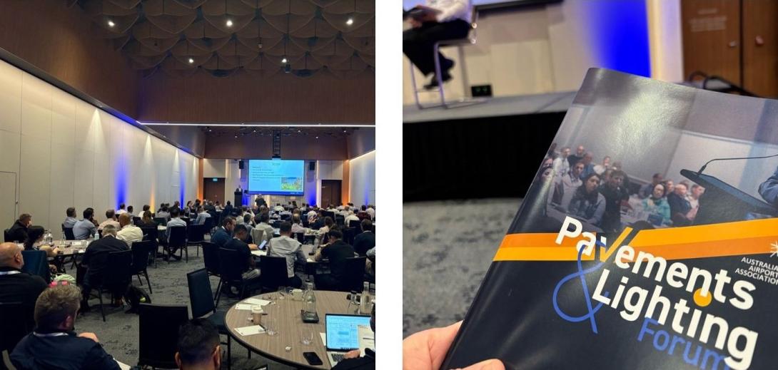 AAA conference 2025 - picture of conference hall and brochure