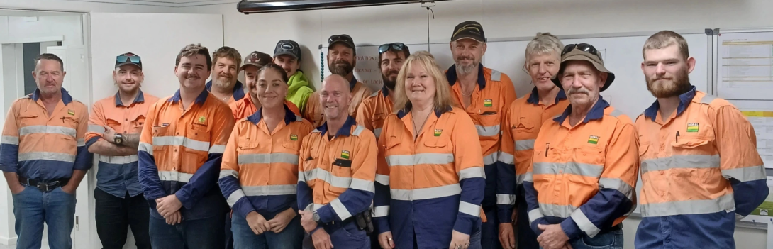 Booyal Quarry staff